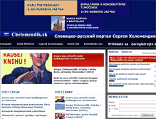 Tablet Screenshot of chelemendik.sk